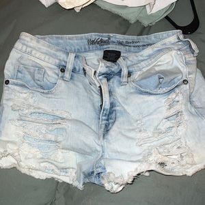 Mossimo stretch High Rise Jean shorts-Size 4